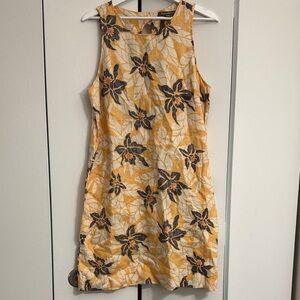 Tommy Bahama 100% Linen Floral Short Dress Size L